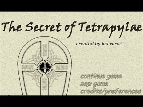 THE SECRET OF TETRAPYLAE .